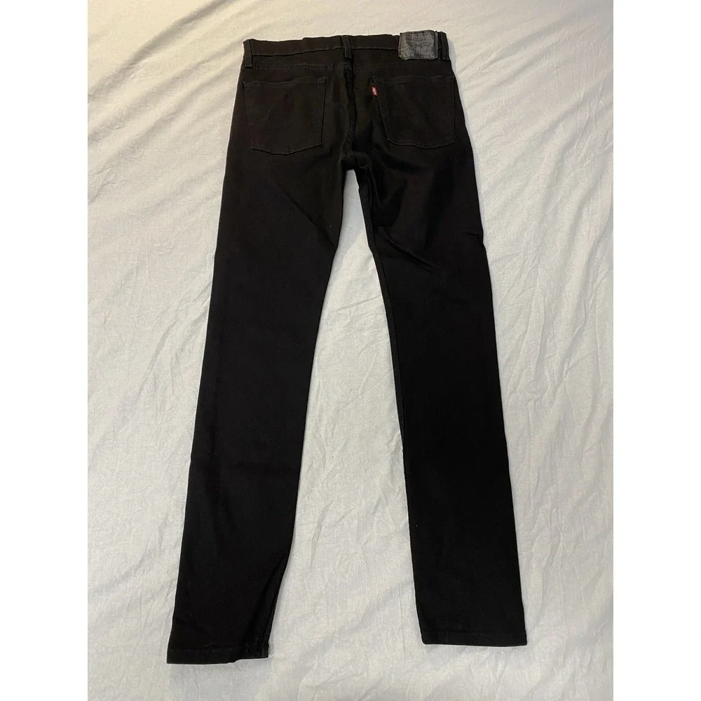 Levi's 510 Skinny Jeans Black 32x34 Mens‎ 2019 WaterLess Stretch Denim